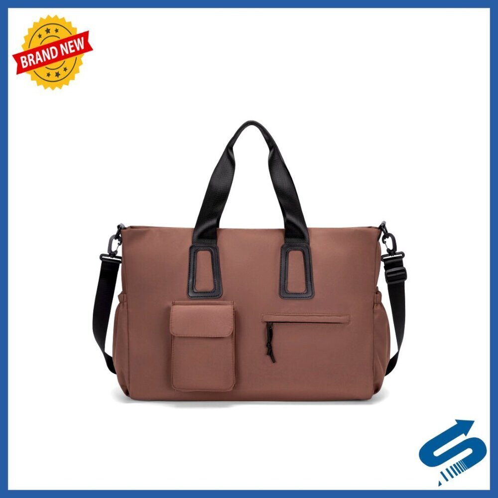 Waterproof Duffel Bag Weekender Gym Tote Carry On Luggage with Wet Pocket